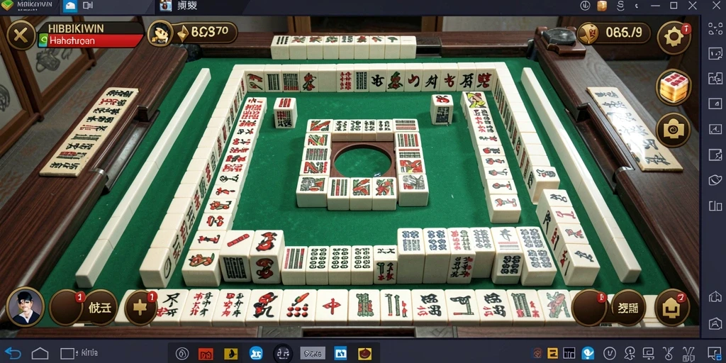 Tampilkan gameplay menarik HIBIKIWIN dengan desain Mahjong yang memikat.
