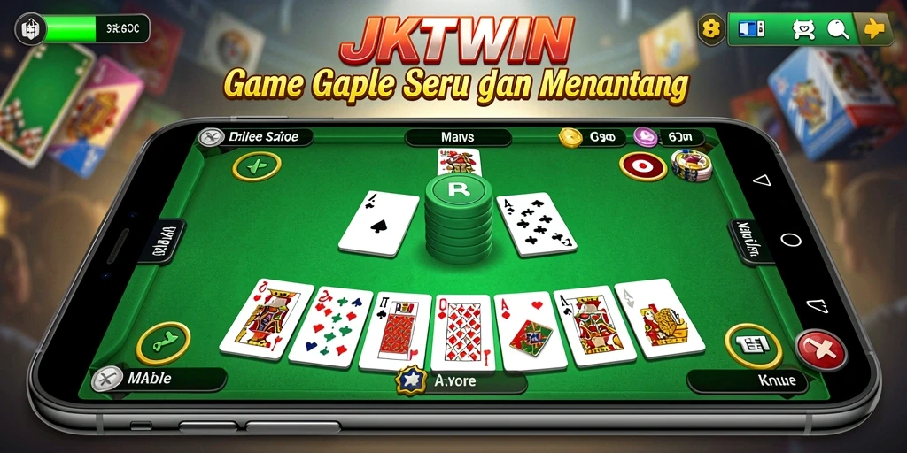 Gameplay seru JKTWIN yang penuh tantangan Gaple.