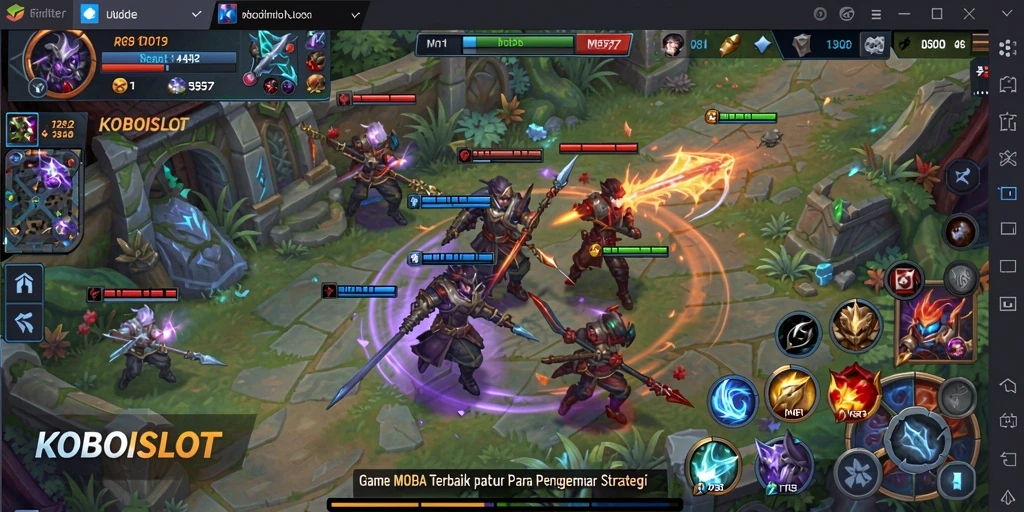 Menampilkan gameplay seru dan karakter unik dalam KOBOISLOT.