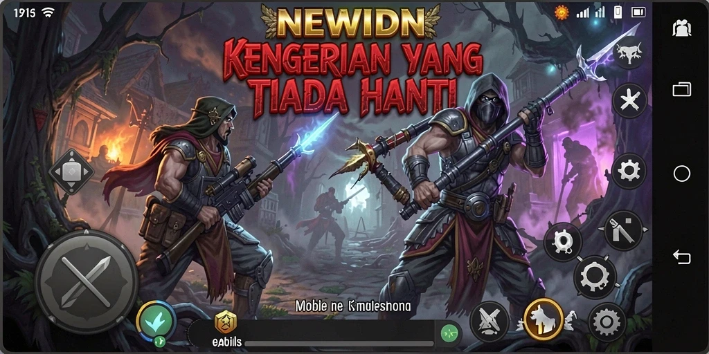 Tangkapan layar gameplay yang menegangkan di NEWIDN.