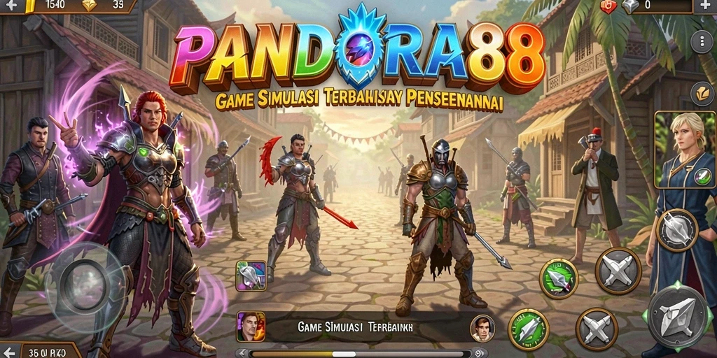Screenshot PANDORA88 menampilkan aksi gameplay penuh ketegangan dalam simulasi.