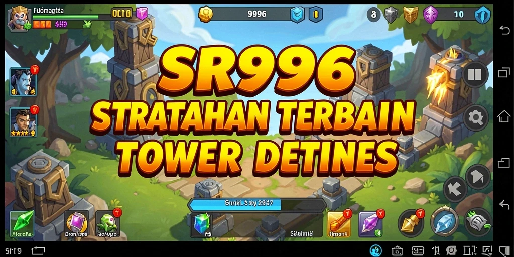 Screenshot menunjukkan aksi strategi pertahanan yang intens di SR996.