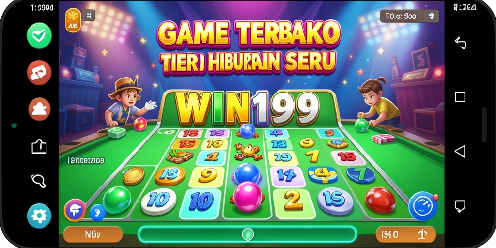Screenshot gameplay seru dari WIN199 yang menunjukkan keseruan bermain Bingo.