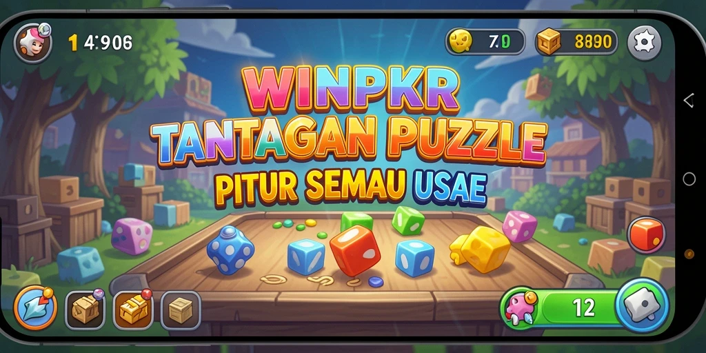 Gameplay menarik WINPKR dengan berbagai level Puzzle.