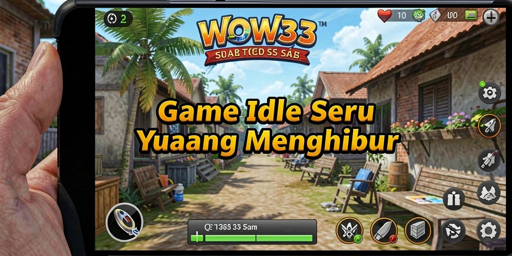 Tampilan gameplay WOW33 yang menarik dan memukau.